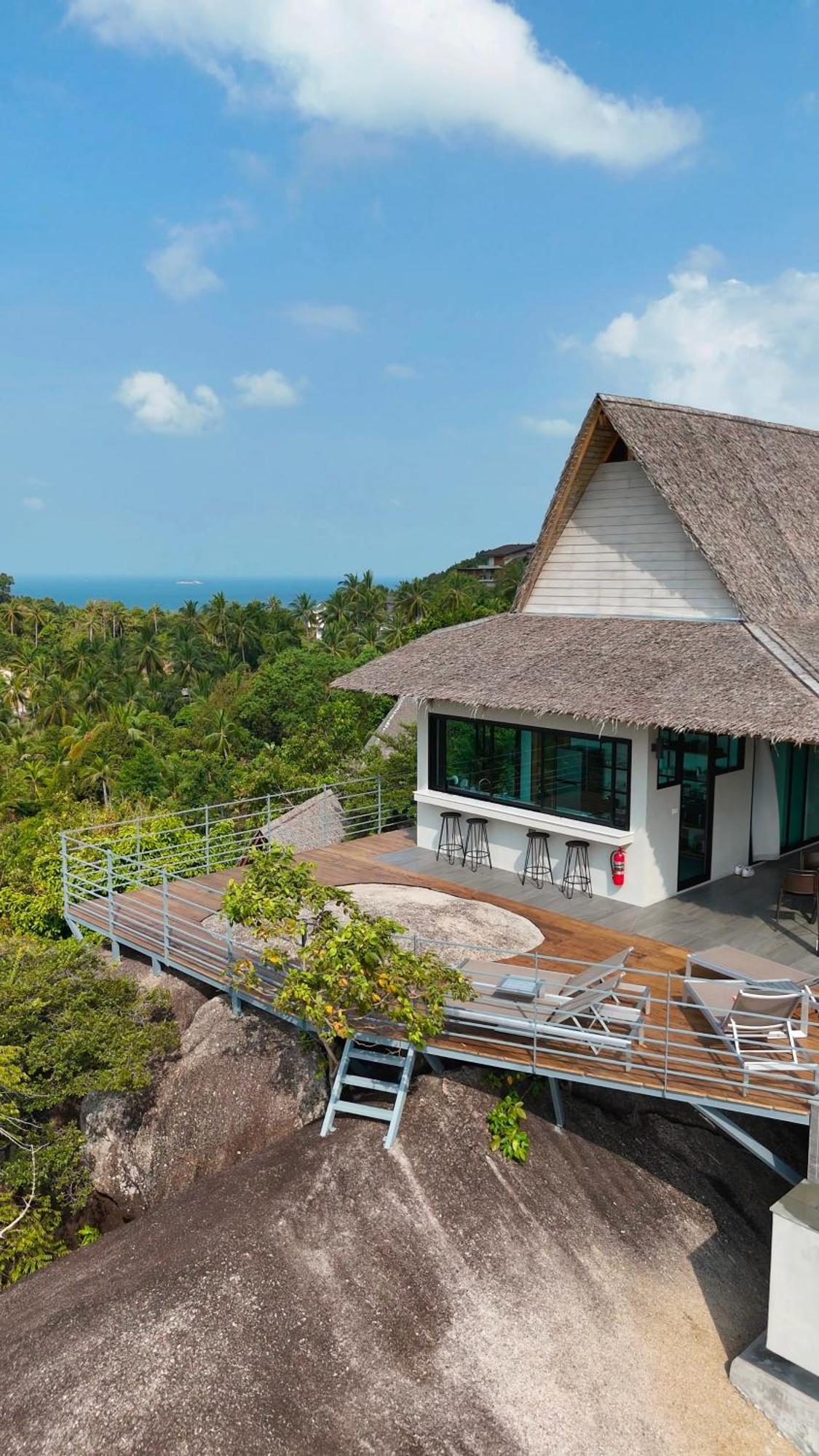 Villa On The Rock - Luxury, Privacy, Pool, Sea View In Koh Phangan Thong Sala Luaran gambar
